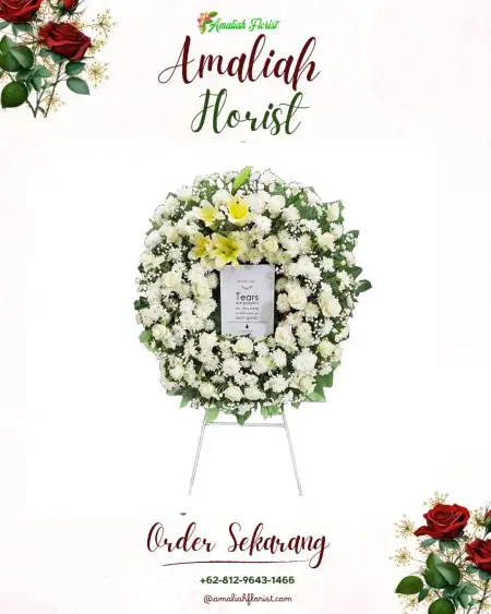 Krans Bunga Duka Mangsang